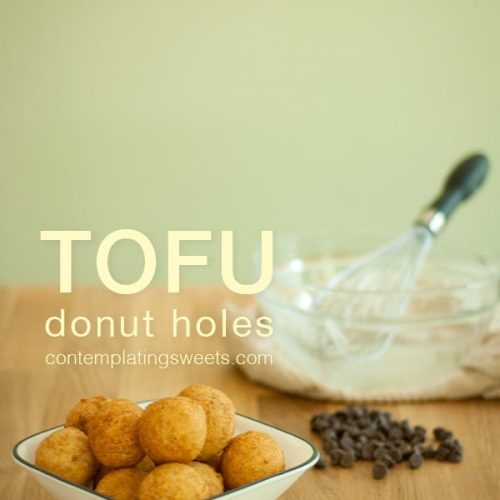 4 Ingredients Tofu Donut Holes