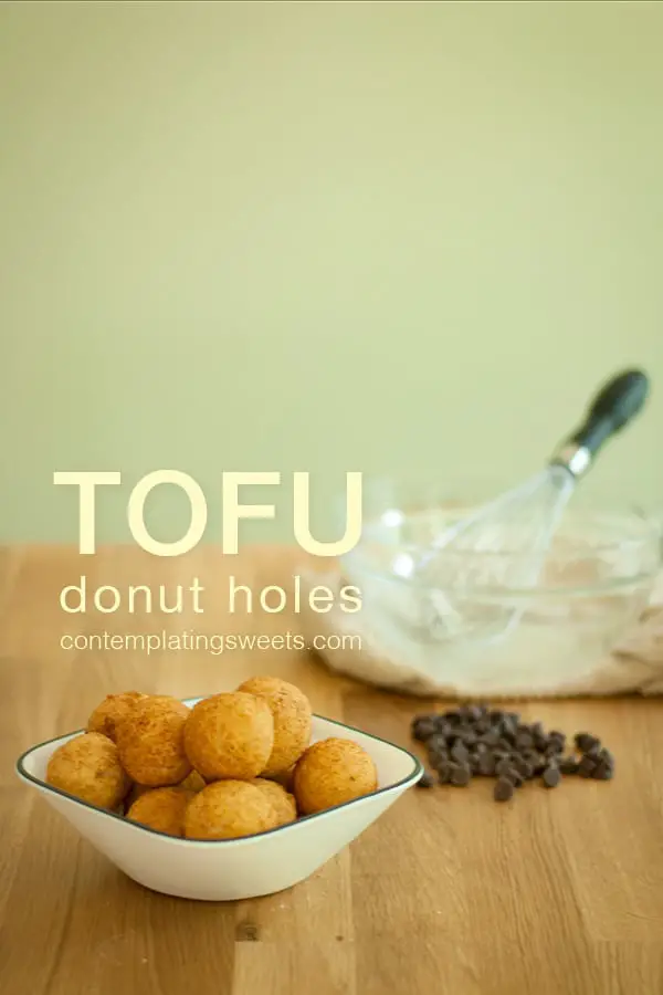4 Ingredients Tofu Donut Holes