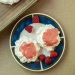 Pavlova with Lemongrass Infused Cream and Strawberry Curd