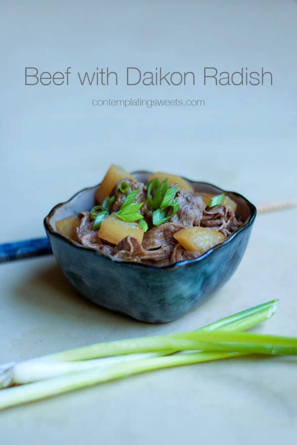 Japanese Daikon recipes beef with daikon radish