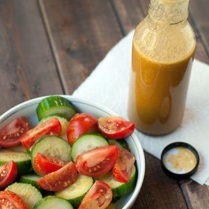 Sesame Dressing made with veggies