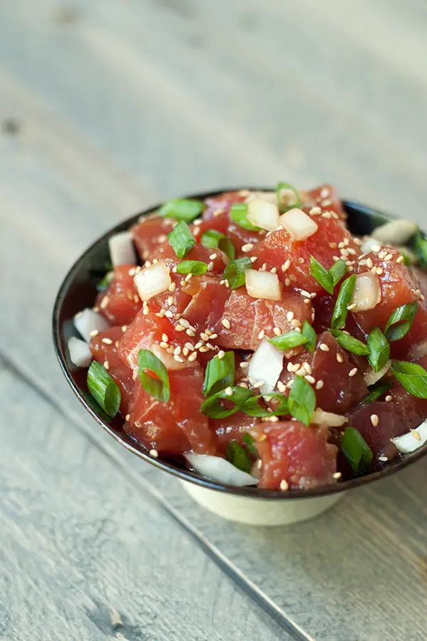 Ahi Poke Tuna Bowl- A Hawaiian classic