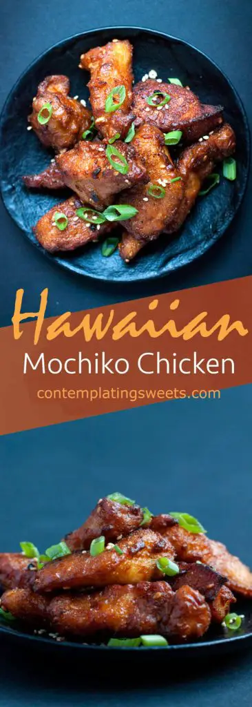 Hawaiian mochiko chicken- Mochiko chicken is a popular Hawaiian dish, where bite sized pieces of chicken are marinated in a sweet and salty sauce, and fried to perfection!