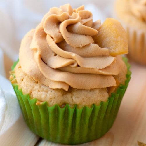 Caramel Apple Cupcakes