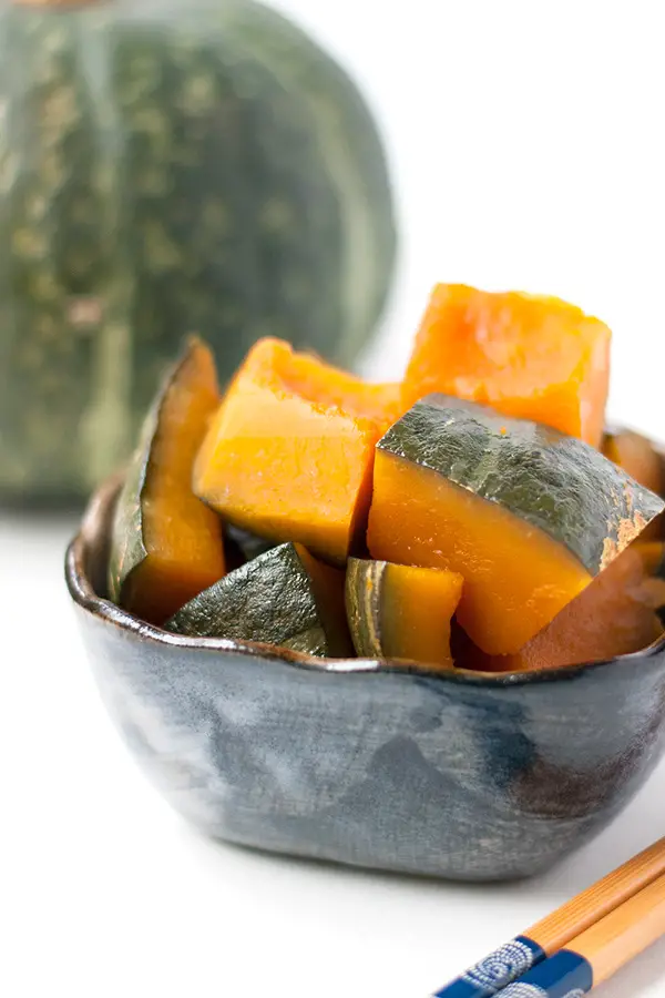 Simmered Kabocha Squash (kabocha no nimono)