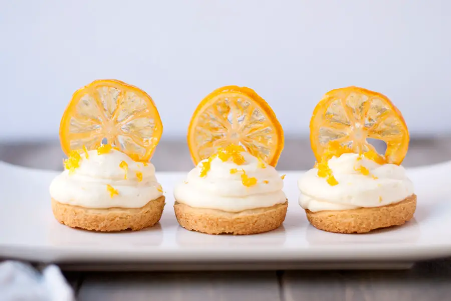 Meyer lemon white chocolate cheesecake