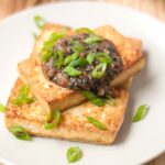 Tofu Steaks with Miso Pecan Sauce (Vegan+GF)
