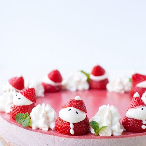 Strawberry Mousse Cake