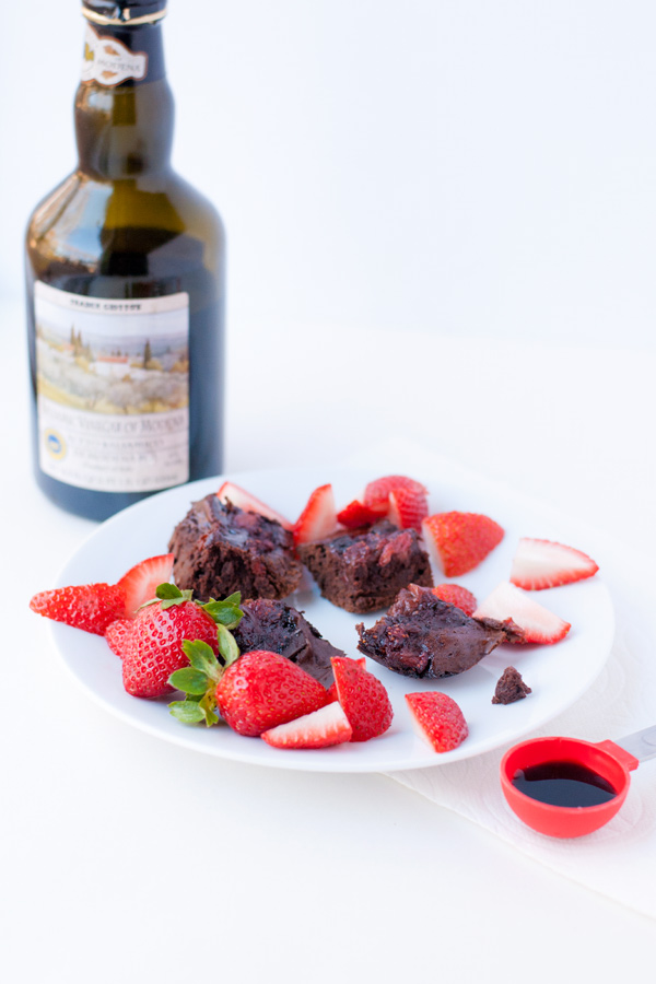 Strawberry Balsamic Brownies