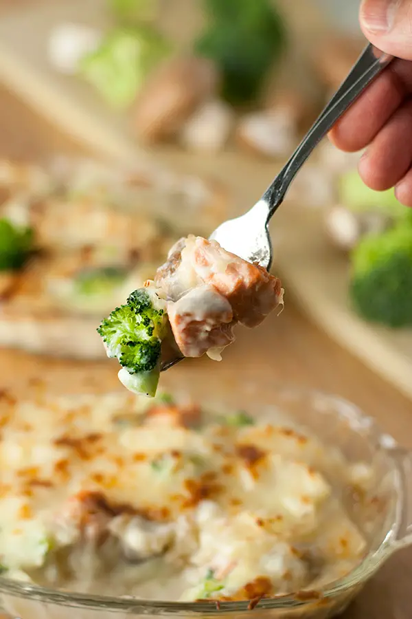 Salmon Gratin- a healthy and nutritious weeknight dinner!