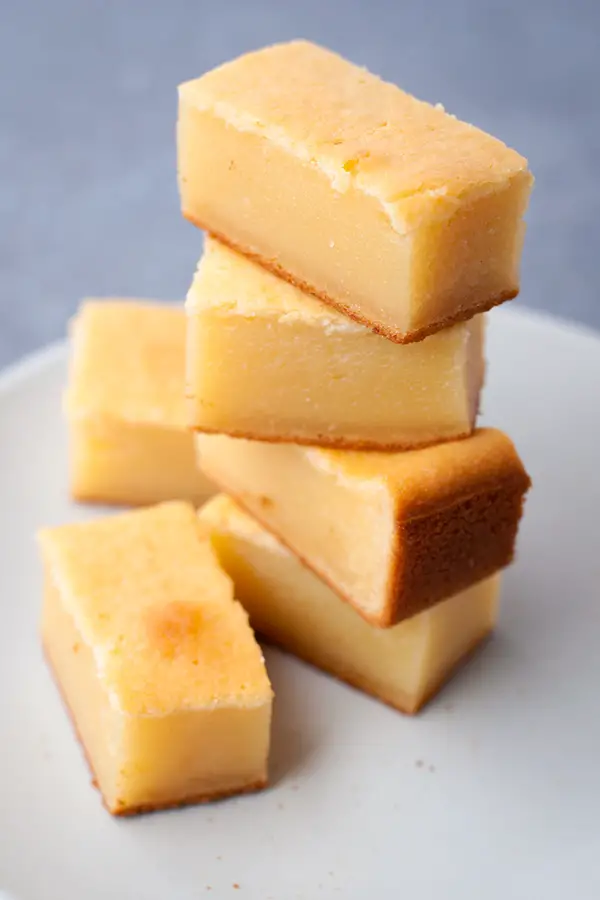 Butter Mochi - a classic Hawaiian treat made with coconut milk and mochiko (glutinous rice flour).