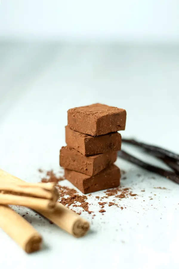 Cinnamon Chocolate Truffles- inspired by Japanese nama chocolates, a few simple ingredients come together to make a truly spectacular confection. 