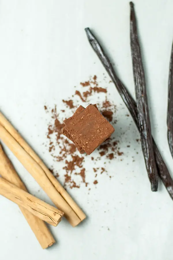 Cinnamon Chocolate Truffles- inspired by Japanese nama chocolates, a few simple ingredients come together to make a truly spectacular confection. 