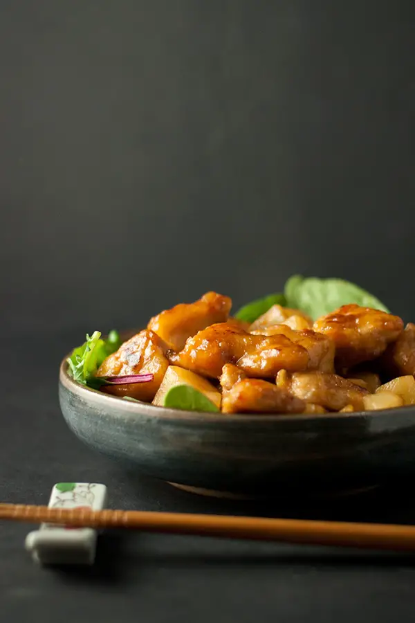 Teriyaki chicken and potatoes- An easy weeknight dinner, this teriyaki chicken and potato dish is comfort food, Japanese style.