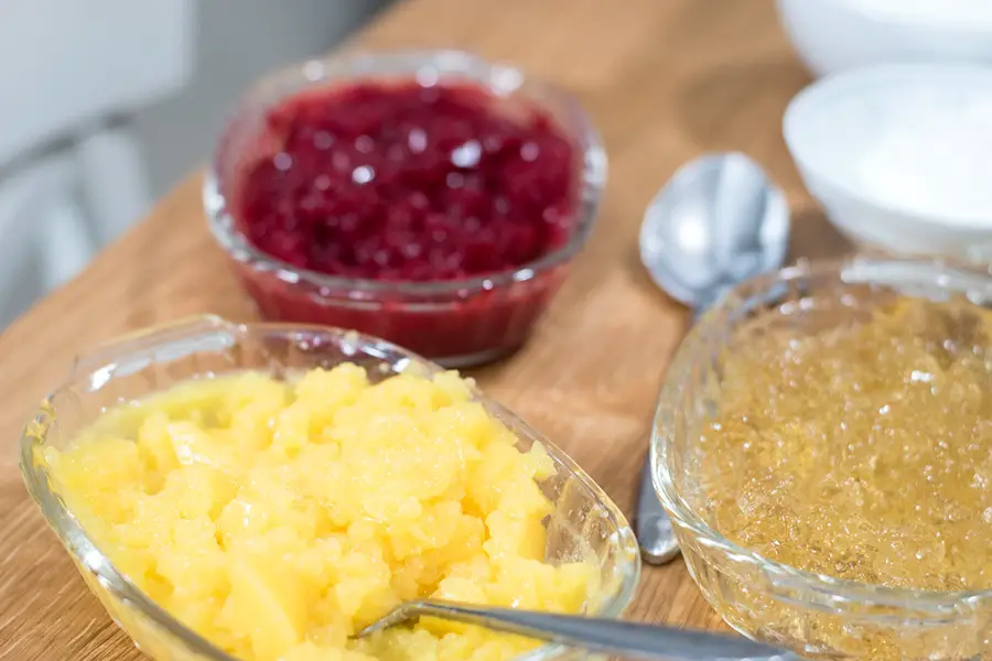 Yogurt and fruit parfait with fruit jelly- This super easy breakfast parfait comes together in a snap. Just a little prep work the night before means a special breakfast the next morning. 