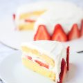 Japanese strawberry shortcake- Light and airy sponge cake with whipped cream and strawberries, Japanese strawberry shortcake is the most popular cake in Japan!