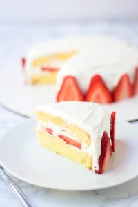 Japanese strawberry shortcake- Light and airy sponge cake with whipped cream and strawberries, Japanese strawberry shortcake is the most popular cake in Japan!