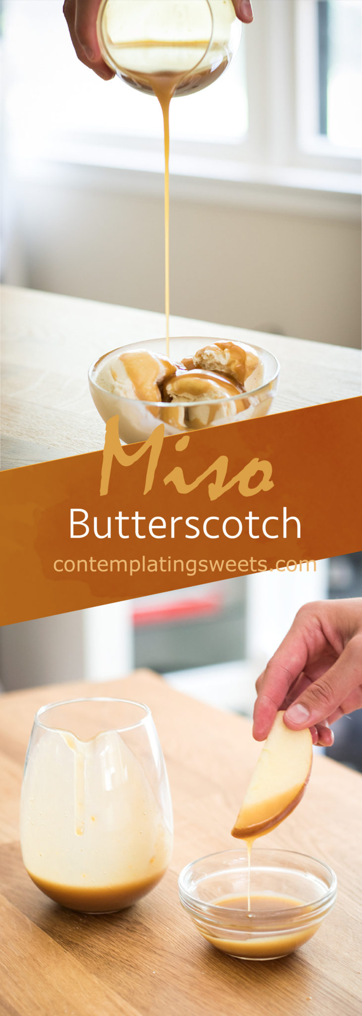 Miso butterscotch: Sweet and salty butterscotch gets a hit of umami from miso! This miso butterscotch will be your new favorite fusion dessert. 