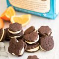 These adorable chocolate orange sandwich cookies have an intense chocolate flavor that pairs perfectly with the fresh orange buttercream. 