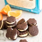 These adorable chocolate orange sandwich cookies have an intense chocolate flavor that pairs perfectly with the fresh orange buttercream. 