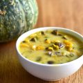 This kabocha squash soup is naturally sweet, and uses just a few simple ingredients to make a comforting and delicious winter soup. 