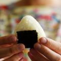 Tuna onigiri rice ball with japanese mayo