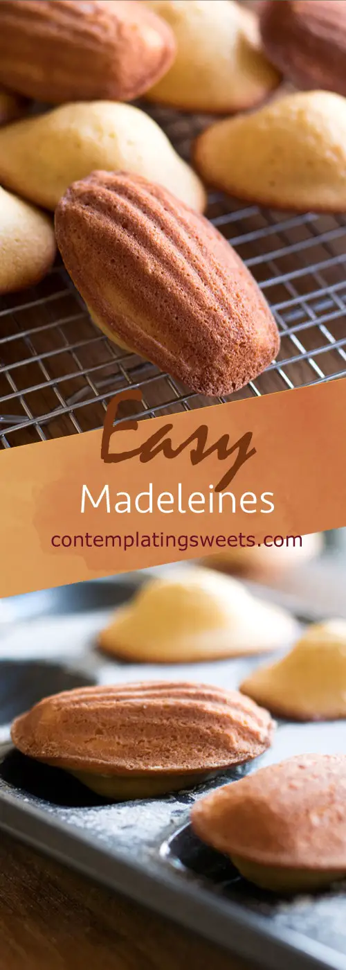 Madeleines are adorable seashell shaped butter cakes originating in France. They can be tricky to master, but this easy version uses baking powder to make them foolproof!