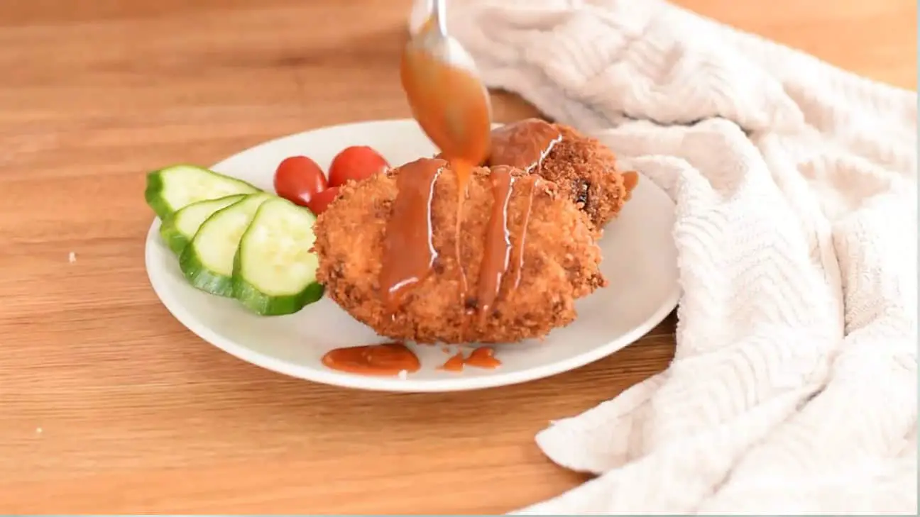 Japanese croquettes with tonkatsu sauce